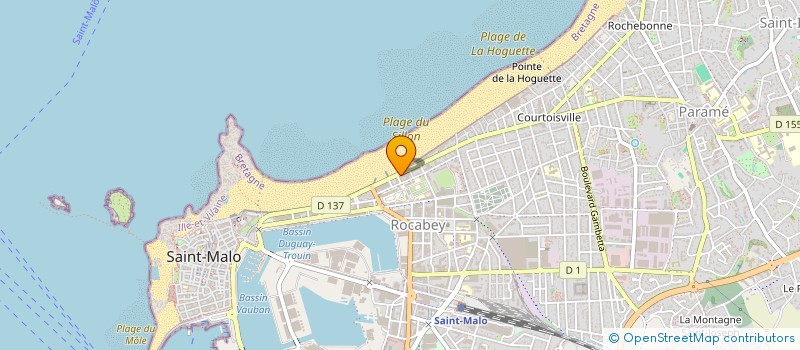 localisation de l'entreprise S.C.C.V. ROZVEN  SAINT-MALO
