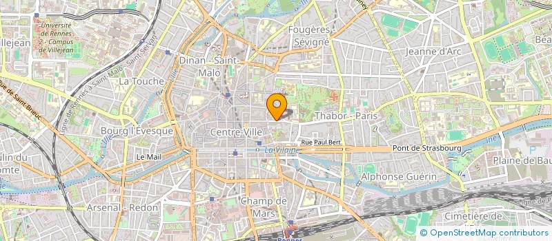 localisation de l'entreprise S.C.C.V. U NANTES  RENNES
