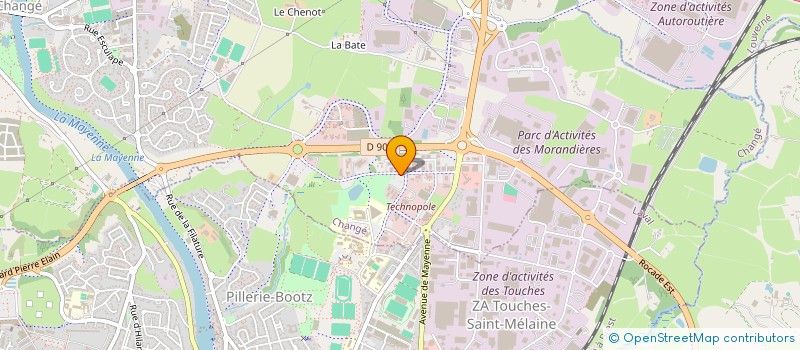 localisation de l'entreprise S.C.C.V. VERNEA à CHANGE