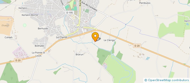 localisation de l'entreprise S.C CAPA  SURZUR