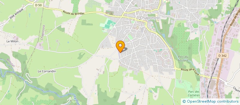 localisation de l'entreprise S.C CARMON  CHAPONOST