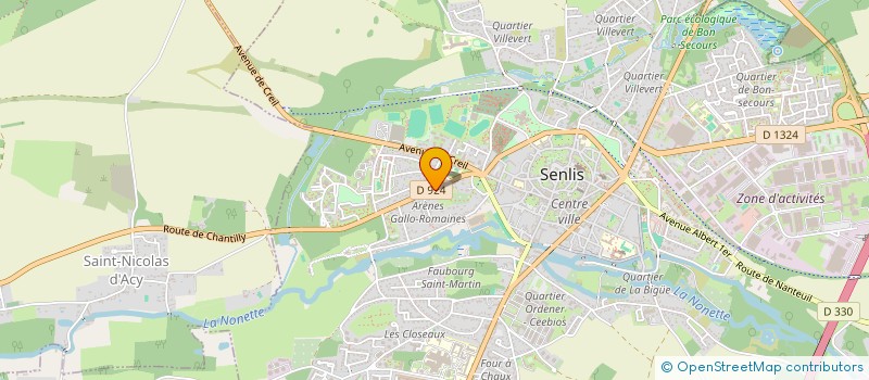 localisation de l'entreprise S.C. CLE  SENLIS