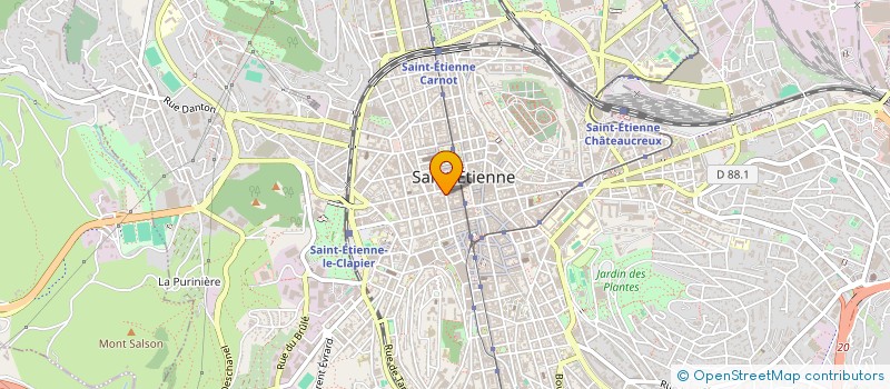 localisation de l'entreprise S. C. CONSEILS  SAINT-ETIENNE