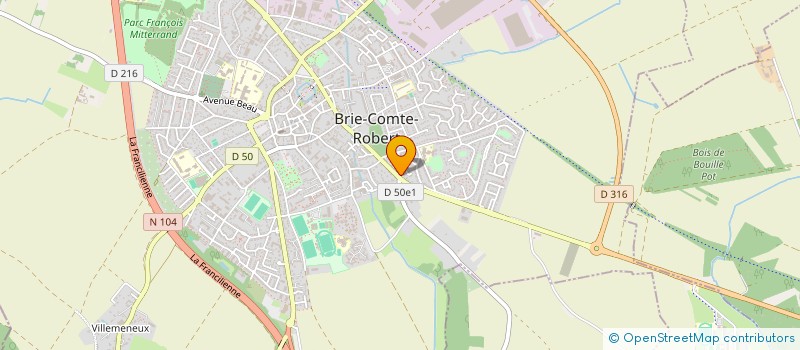 localisation de l'entreprise S&C CONSULTING  BRIE-COMTE-ROBERT