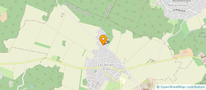 localisation de l'entreprise S.C.D  SAINT-GERMAIN-EN-LAYE