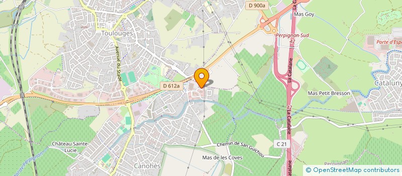 localisation de l'entreprise S.C.D. ALU  CANOHES