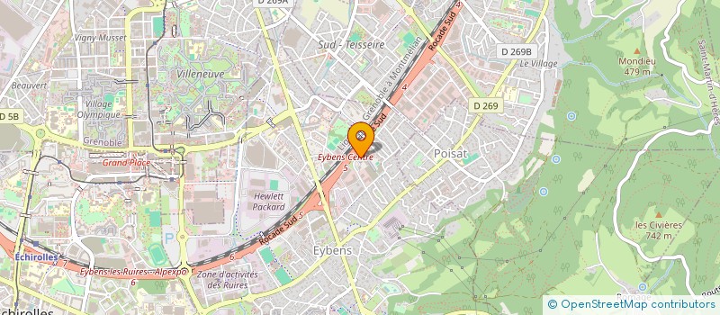 localisation de l'entreprise S.C.D.I  EYBENS