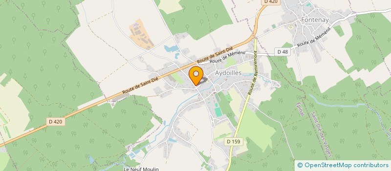 localisation de l'entreprise S.C.D.V.  AYDOILLES