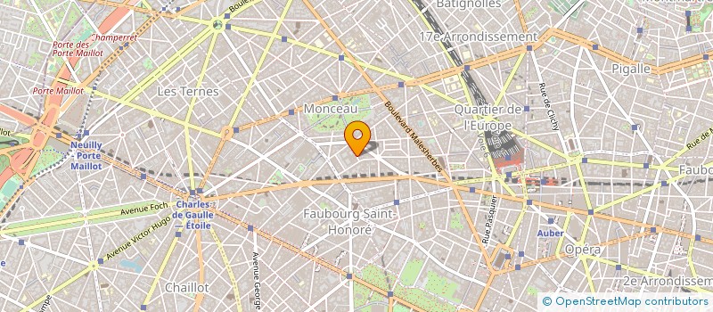 localisation de l'entreprise S.C. DE CORRONSAC  PARIS