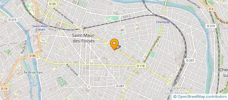 localisation de l'entreprise S.C DIFFUSION à SAINT-MAUR-DES-FOSSES