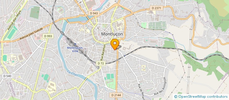 localisation de l'entreprise S.C. DOCM à MONTLUCON