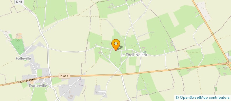 localisation de l'entreprise S.C. DRIEUX INVESTISSEMENTS  LE THEIL-NOLENT