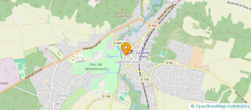 localisation de l'entreprise S C DU 11RUE DE L'ESSONNE à LA FERTE-ALAIS