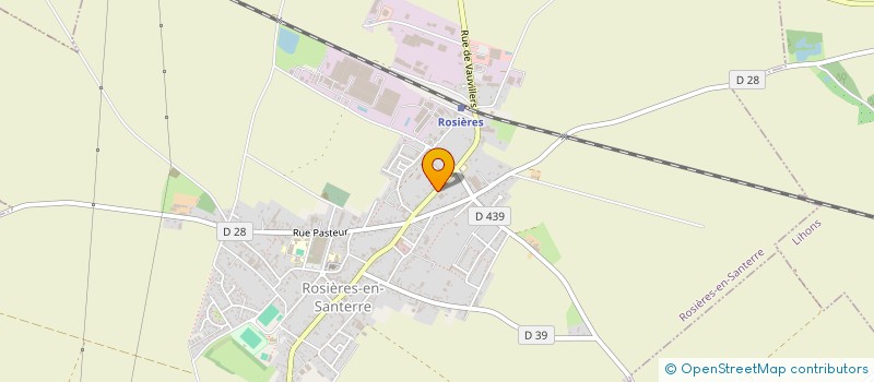 localisation de l'entreprise S C DU 26 R HANGEST DOLLEZ  ROSIERES-EN-SANTERRE