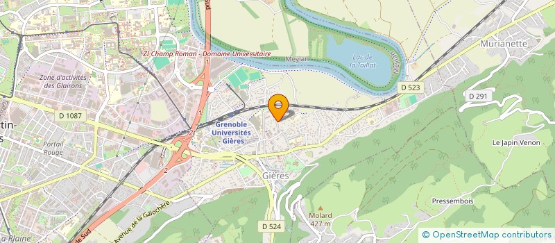 localisation de l'entreprise S C DU CHARPENTIER  GIERES