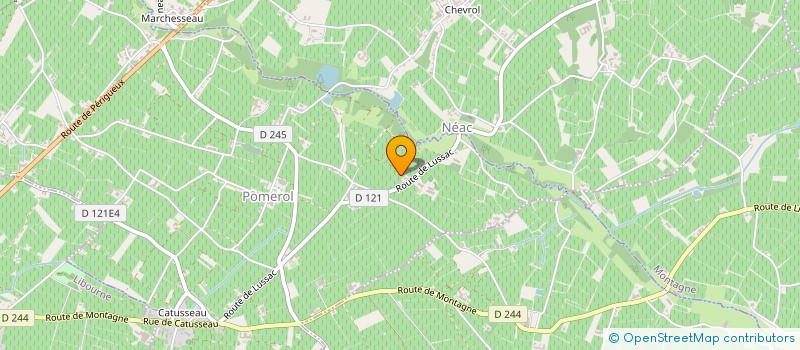 localisation de l'entreprise S.C. DU CHATEAU LA FLEUR PETRUS  POMEROL