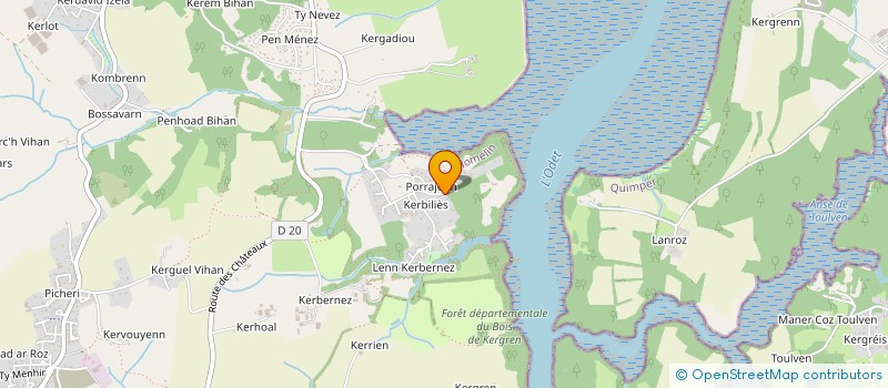 localisation de l'entreprise S.C DU CLOS SAINT-YVES  PLOMELIN