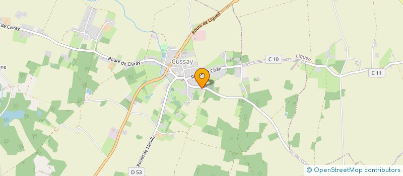 localisation de l'entreprise S.C. DU MAQUIS D'EPERNON  CUSSAY