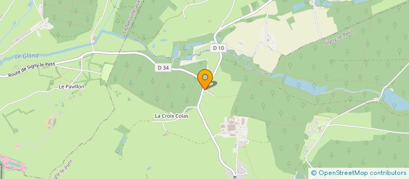 localisation de l'entreprise S.C.E.  SIGNY-LE-PETIT