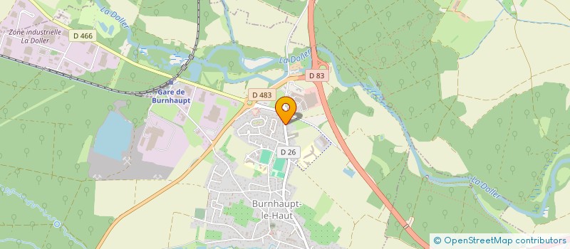 localisation de l'entreprise S.C.E.A. DE LA BARONNE - DIETERICH  SCHWEIGHOUSE-THANN