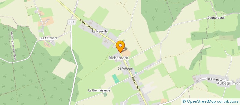 localisation de l'entreprise S.C.E.A. DE LA BIENFAISANCE à RICHEMONT