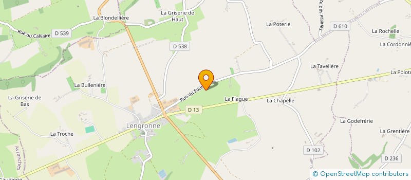 localisation de l'entreprise S.C.E.A. DE LA PIECE DE L'HOTEL  LE MESNIL-VILLEMAN