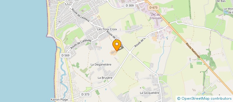 localisation de l'entreprise S.C.E.A. DE LARTURE à SAINT-PAIR-SUR-MER