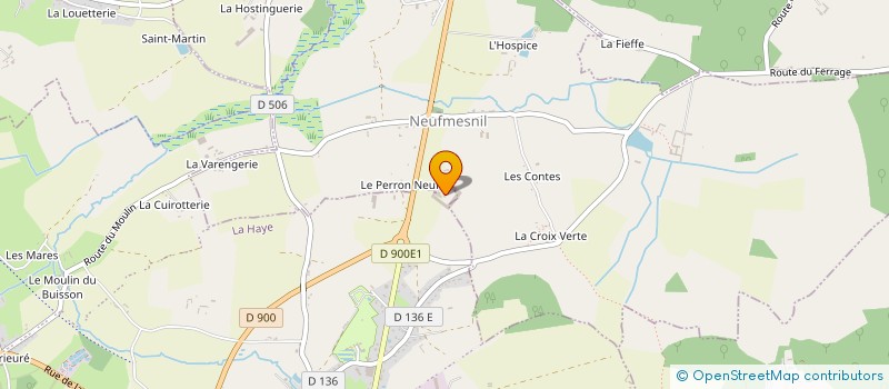 localisation de l'entreprise S.C.E.A. DES CHENES à NEUFMESNIL