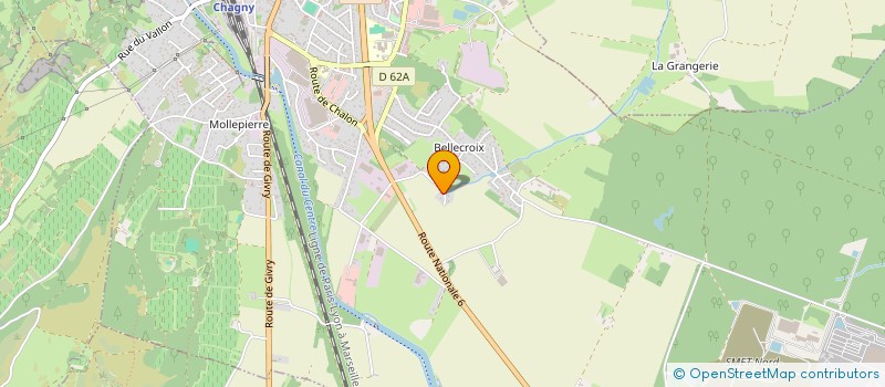 localisation de l'entreprise S.C.E.A. DES CLIMATS DE BOURGOGNE  CHAGNY