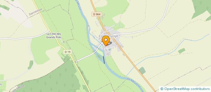 localisation de l'entreprise S.C.E.A. DES PERRIERES à GESNES-EN-ARGONNE