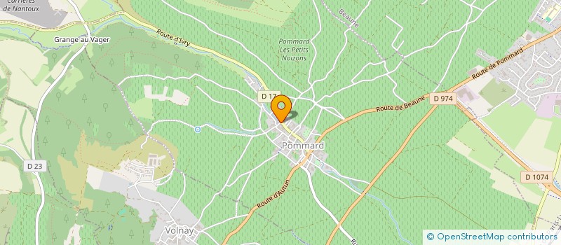 localisation de l'entreprise S.C.E.A. DOMAINE LAUNAY HORIOT à POMMARD