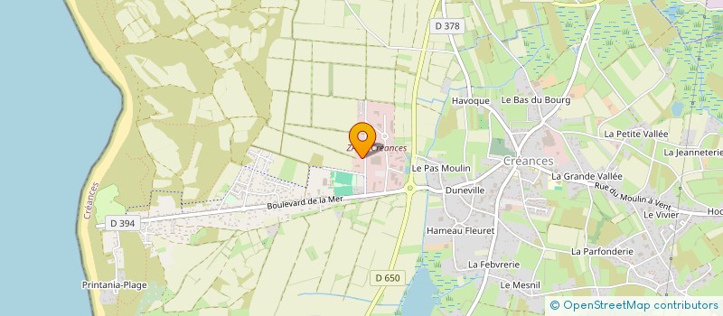 localisation de l'entreprise S.C.E.A. DOUCEURS DES MIELLES  CREANCES