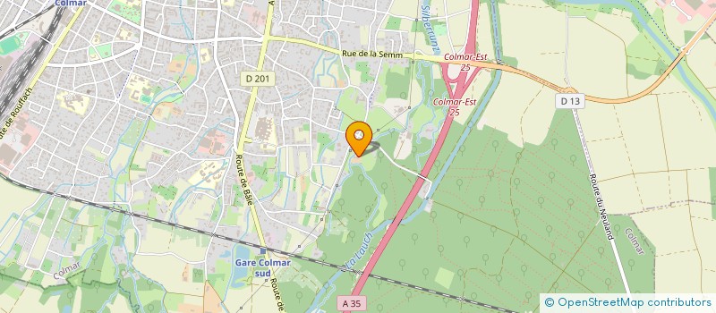 localisation de l'entreprise S.C.E.A. ECURIE DE L'ILL  COLMAR