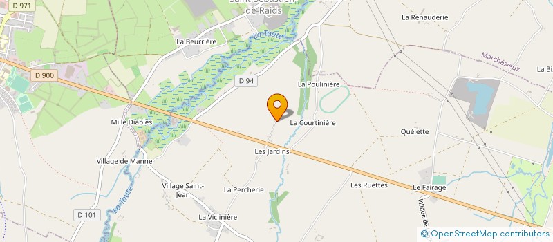 localisation de l'entreprise S.C.E.A. HOUIVET à PERIERS