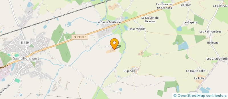 localisation de l'entreprise S.C.E.A. HSGB  BRESSUIRE