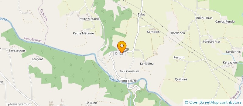 localisation de l'entreprise S.C.E.A. LE FLAO  QUERRIEN