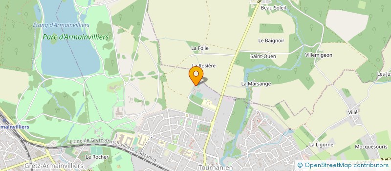 localisation de l'entreprise S.C.E.A. LES ECURIES RACLE-PARMENTIER à TOURNAN-EN-BRIE