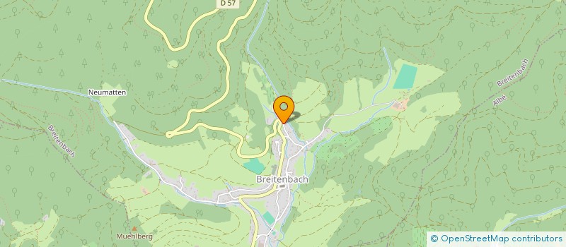 localisation de l'entreprise S.C.E.A. LES VERGERS D'ALOYSE  BREITENBACH