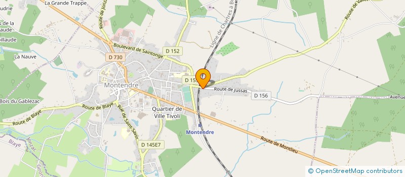 localisation de l'entreprise S.C.E.A. LOGIS DE LA TASTE  SOUSMOULINS