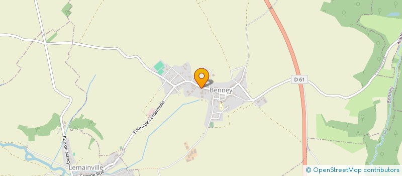 localisation de l'entreprise S.C.E.A. LORRAINE BETAIL  LEMAINVILLE