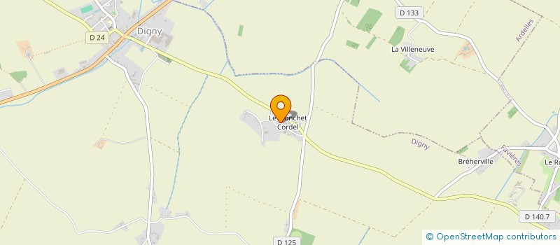localisation de l'entreprise S.C.E.A MARCAULT à DIGNY