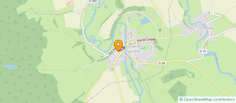 localisation de l'entreprise S.C.E.A. MPA à VARENNES-EN-ARGONNE