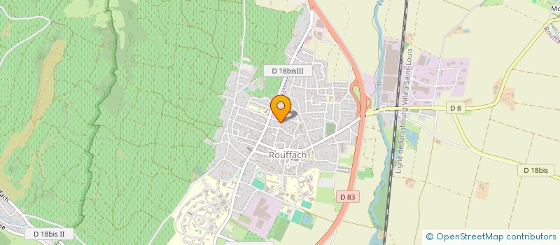 localisation de l'entreprise S.C.E.A. RECKERS  ROUFFACH