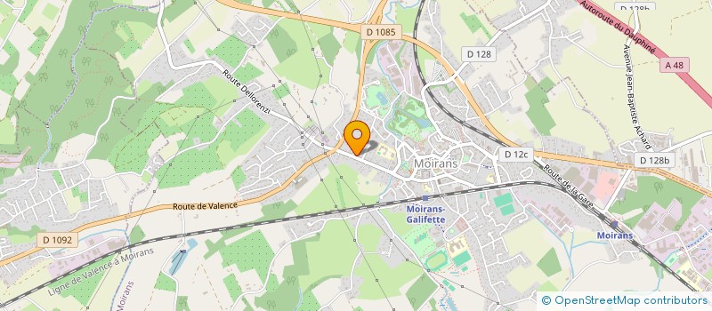 localisation de l'entreprise S.C.E.B  MOIRANS