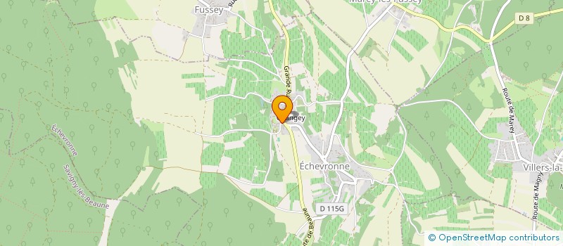 localisation de l'entreprise S.C.E DOMAINE CHATEAU CORTON  ALOXE-CORTON