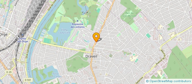 localisation de l'entreprise S.C.E. ESPARGILIERE à DRAVEIL
