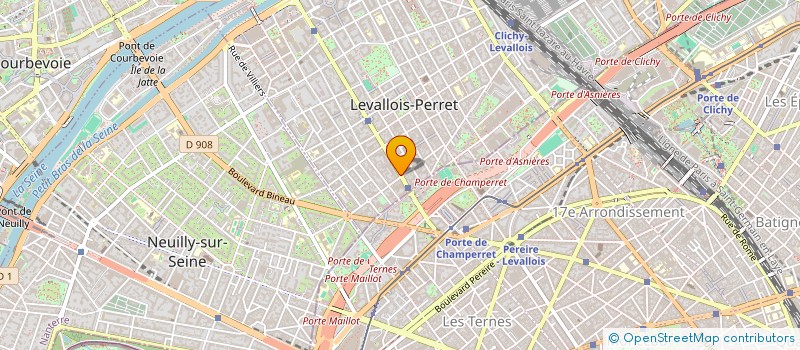 localisation de l'entreprise S.C. E LOUISE MIRAULT DU 23 RUE CARNOT 9 à LEVALLOIS-PERRET
