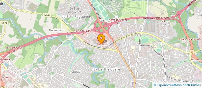 localisation de l'entreprise S.C.E. ORVAULT à ORVAULT