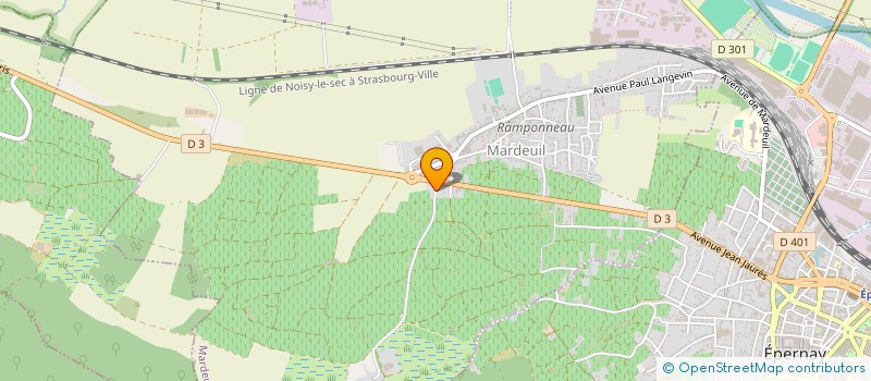 localisation de l'entreprise S.C.E.V. THIERRY GOBILLARD  MARDEUIL