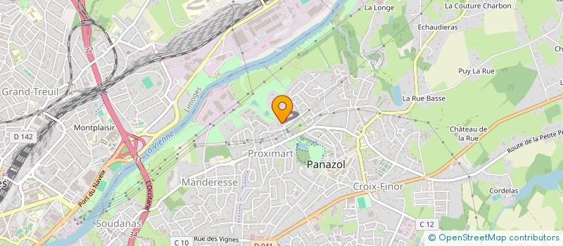 localisation de l'entreprise S.C EN HARMONIE à PANAZOL